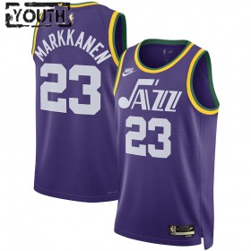 Dres Utah Jazz Lauri Markkanen Nike 2023-24 Classic Edition Ljubičasta Swingman - Dječji